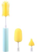 Бездротова електрична щітка Brush AND412 для миття посуду з 3 насадками, акумуляторна багатофункціональна USB щітка 3 в 1 для чищення та прибирання