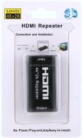 HDMI Repeater 4K Converter Repeater, Video Signal Amplifier up to 40 Meters, Stand-alone Repeater Repeater HDMI-HDMI Extension Cable for Devices