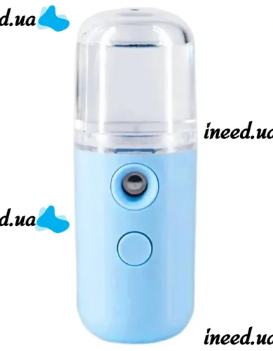 Ультразвуковой аккумуляторный увлажнитель воздуха для кожи лица Nano Mist Soraver с подсветкой, Нано-распылитель с резервуаром для воды 30 мл