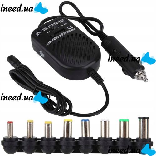 Car charger for laptops Note book car charge EL-80W, Universal Charging Adapter for Laptop in car 80W from Cigarette lighter