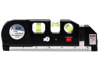 Fixit Laser Levelpro 3 Laser Liquid Level Construction Laser Ruler 2.5 meters Leveling Device with built-in tape measure on batteries