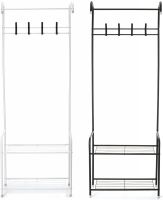 Напольная вешалка для одежды Corridor Rack 170Х35 см передвижная вертикальная стойка для хранения вещей с полками для обуви, стойка-вешалка в коридор