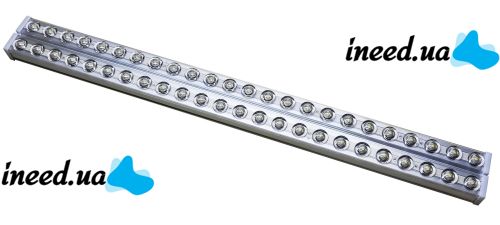 LED Ceiling Lamp with Lenses Tube Light T10 120 cm 6500K Electric Modular Lamp SMD 36W Wall Lamp from 220V Mains White