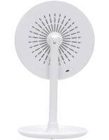 Круглое сенсорное зеркало для макияжа с вентилятором Beauty Breeze Mirror CM-062 настольное аккумуляторное зеркало с подсветкой и увеличением Белое