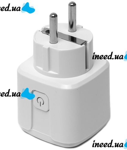 Розумна розетка Tuya Smart Socket Plug WH004 16А 100-240V смарт розетка EU з таймером WiFi і дистанційним голосовим управлінням з телефону в розетку