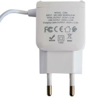 Сетевое зарядное устройство Hoco C59A 2USB адаптер USB с цельным кабелем MicroUSB блок питания на 2 порта для зарядки телефонов 15W 220V 2.4A Белый