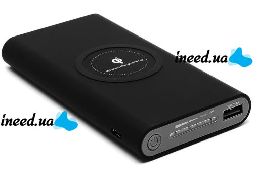 Wireless Charger Power Bank Qi Compatible 30000 mAh with Fast Charging , Portable External Battery USB Power Bank for Phone