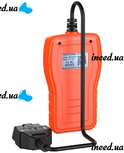 Автомобільний сканер OBDII/EOBD MS309PRO для діагностики помилок двигуна авто, детектор несправності, діагностичний автосканер з дисплеєм OBD2