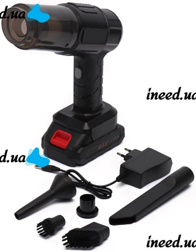 Автомобильный беспроводной пылесос Maxtop MP-251 Dust Collector RD-1821 120W 21V 2A аккумуляторный ручной 2 в 1 с насадками ST-6631C