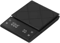 Kitchen Touch Scale Coffee Scale EK6012 up to 5 kg, cordless coffee weighing scale with LED display, timer and flat platform 4058