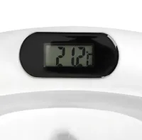 Smart Babyhood BH-334G folding baby bathtub for babies with LED thermometer, cushion and shower handle Grey