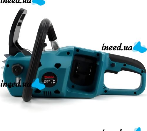 Акумуляторна ланцюгова пила Makita DUC355Z 36V 5Ah 18" дюймів Шина 46 см, Бездротова пила Макіта з 2 акумуляторами для обрізки гілок дерев
