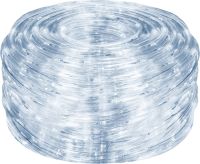 Уличная гибкая гирлянда Дюралайт Springos Rope Lights CL1201 240 ламп 10 м Холодный белый светодиодная влагостойкая LED гирлянда с контроллером