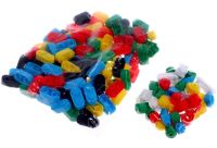 Children's Block Constructor Building Blocks D3231 170 parts, flexible plastic constructor developing fine motor skills for children from 4 years old
