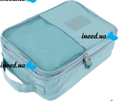 Сумка-органайзер для взуття Travel Series Shoes Pouch портативна водонепроникна Дорожня сумка, сітчастий органайзер чохол для зберігання на блискавці