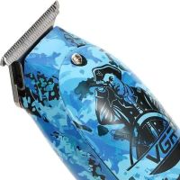 Аккумуляторная машинка для стрижки волос VGR V-923 мужская профессиональная машинка для окантовки бороды и усов с функцией триммера и 3 насадками USB