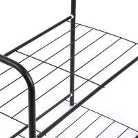 Напольная вешалка для одежды Corridor Rack 170Х35 см передвижная вертикальная стойка для хранения вещей с полками для обуви, стойка-вешалка в коридор