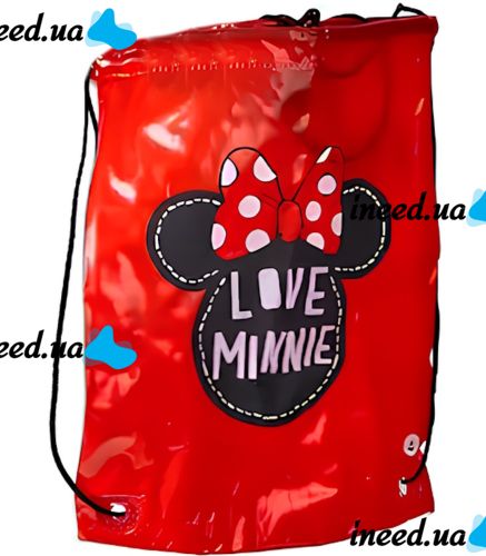 Children's Raincoat Disney Minnie Mouse Windproof Raincoat Raincoat with Long Sleeves and a bag to protect against wind and rain for Children Minnie Mouse