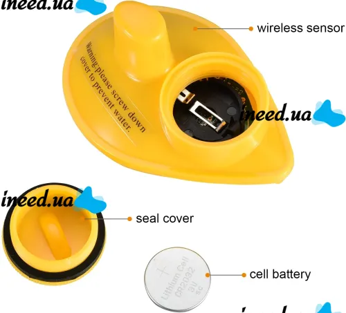 Portable Echo Sounder Lucky Fish Finder FFW1108-1 with Color Screen Up to 100m for Fish Search Universal Wired Fishing Radar Yellow