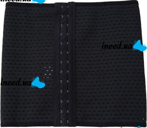 Стягуючий корсет Красива Талія для схуднення Abdomen Waistband коригувальний, моделюючий жіночий пояс для корекції талії під одяг Чорний