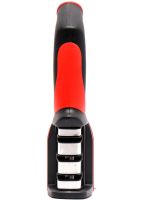 Точилка для кухонних ножів Knife Sharpener RS-168 кухонна Ручна ножеточка з ручкою, настільний верстат на 3 рівня заточування з поліруванням NJ-523