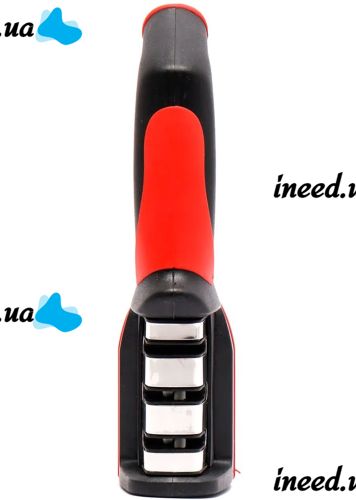Точилка для кухонних ножів Knife Sharpener RS-168 кухонна Ручна ножеточка з ручкою, настільний верстат на 3 рівня заточування з поліруванням NJ-523