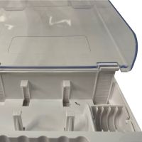 Organizer storage case for batteries and accumulators Battery Master AND584 with tester BT-168 for 93 pcs, Plastic case box with hinged lid