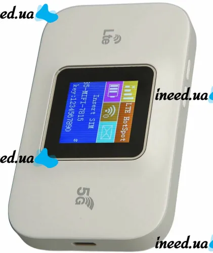 Wireless Mobile Wi-Fi Pro MF68E 4G/5G Cordless Wifi Router with SIM card slot and removable battery