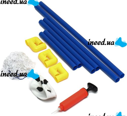 Anjanle Football Net AZ881 Kids Play Set 56cm Folding Mini Football Goal with Pump and Soccer Ball