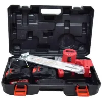 Аккумуляторная цепная пила Chain Saw THO M-9020 48V 4Ah шина 12" для обрезки веток деревьев 2 аккумулятора, Беспроводная электропила 30 см для дров