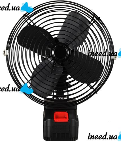 Настільний акумуляторний вентилятор Electric Fan VAP-8-1 48V 8″ бездротовий підлоговий охолоджувач повітря з автоповоротом і 2 швидкостями AND 0515