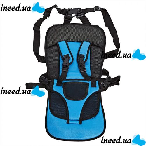 Child Frameless car seat Multi Function Car Cushion Blue, Universal car seat for a child in a car up to 25 kg, Comfortable car seat