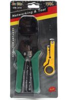 Crimping and stripping pliers RJ45 OB-315 crimping pliers tool, stripper for network cable, Internet, fiber optic insulation puller