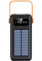 Portable Charger Power Bank Voltronic YM635DX 30000mAh with Solar Panel and Flashlight Solar External Battery Power Bank for Charging
