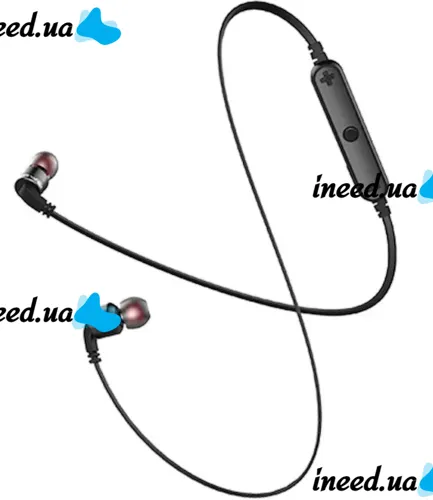 Бездротові Bluetooth 4.0 навушники для телефону з мікрофоном Awei A960bl, Вакуумні блютуз Вкладиші гарнітура для Андроїд і IOS для бігу чорні