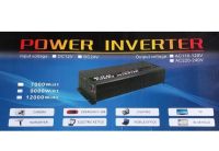 Автомобильный инвертор UN-3062 7000W 12V-220V, Авто преобразователь напряжения тока от прикуривателя и аккумулятора 12В 7000В с защитой от перегрева