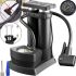 Велосипедный ножный насос Air pump AND S98-2409-Y с нипелем и манометром, Двухцилиндровый компрессор 160PSI для накачивания колес велосипеда и мячей