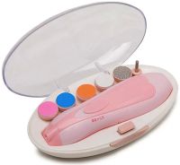Children's Sharpener for Cutting and Polishing Nails Baby Nail Trimmer XL-667 Electric Cutter Electric Manicure Machine for Newborns with nozzles
