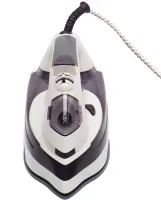 Operatec OP-1005 2200W handheld steam iron with ceramic soleplate and steam regulator for ironing and steaming clothes from mains Purple