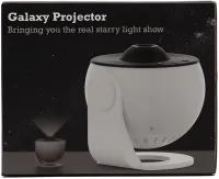Проектор звездного неба Galaxy Projector 360° Akenori PG-2000 светодиодный ночник с таймером, домашний планетарий 13 космических картриджей Черный
