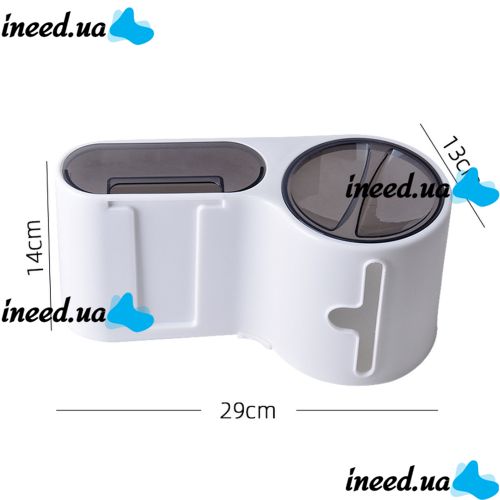 Настінний тримач для туалетного паперу Wall-Hanging Waterproof Tissuef Box SHH-1, органайзер для зберігання серветок з полицею на стіну MAG-736