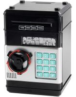 Дитяча електронна скарбничка сейф Mony Safe, купюроприймач, банкомат, з кодовим замком для паперових купюр, монет на батарейках Piggy number Bank