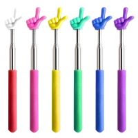 Bambi PCM-205 Pick-me 21-69 cm telescopic finger pointer for teacher, Folding retractable finger wand arm for presentations