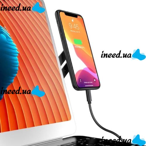 Magnetic Holder for Phone, Tablet for Laptop F11 Bracket Folding Magnetic Mount with Height Adjustment on the side panel of the laptop F-11