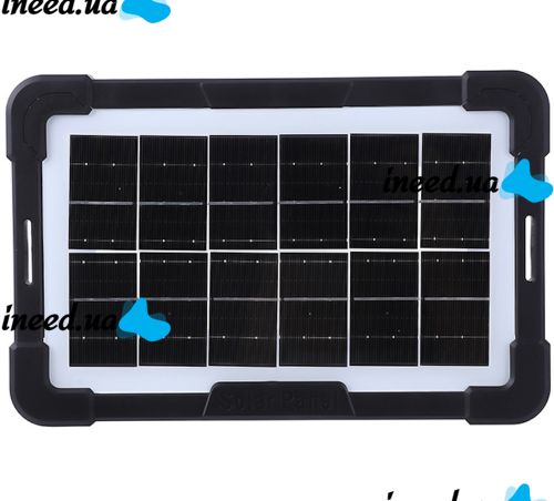 Автономная солнечная зарядная станция LED фонарь COBA CB-999B с 2 лампочками Power Bank, Прожектор и 2 лампочки с функцией повербанка Зеленый