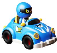 Набір дитячих машинок Bumper Car dodgem YJ-143 - 1 для картингу з катапультою і пультом ДУ, 2 Машинки автомобіля для трюків з дистанційним управлінням