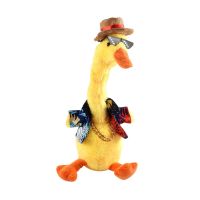 Interactive Plush Toy with Backlight Dancing Goose Ditto Dancing Duck, Children's Soft Musical Toy Dancing Duck for Child