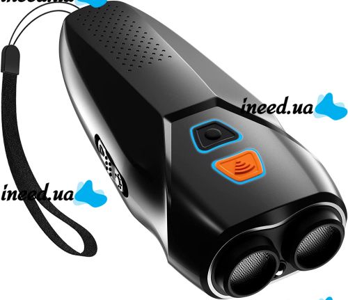 Професійний потужний ультразвуковий відлякувач собак Ultrasonic Dog Repeller PU 70 з акумулятором і ліхтариком, захист від собак