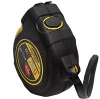 Construction Measuring Tape measure Best-65 5m x 16mm with Hitchhiker and hook, Measuring Tape TP-2401 with Nylon Coating Yellow