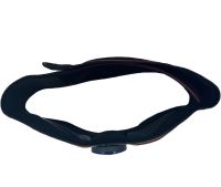 Electric Abdominal Stimulator Belt Abdominal Toning Belt NY-82, Massager Myostimulator W24 for Abdominal Muscles with 6 Modes from USB Black